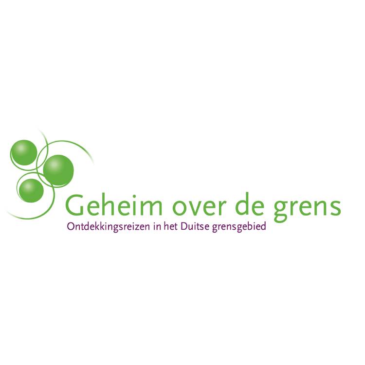 Het logo van het grensoverschrijdende project Geheim over de Grens